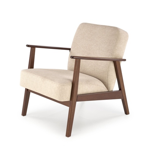 CentrMebel | Крісло для відпочинку в тканині MILANO 1S (бежевий) 1