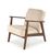 CentrMebel | Кресло для отдыха в ткани MILANO 1S (бежевый) 1