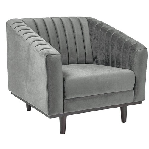 CentrMebel | Кресло ASPREY 1, серый / венге 1