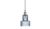 CentrMebel | Підвісний світильник Lisa S125 Blue 1