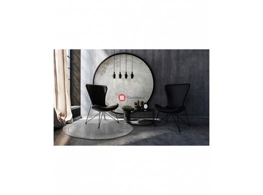 CentrMebel | Килим кругла MOON GREY 170 ROUND 2