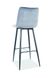 CentrMebel | Барний стілець велюровий CHIC H-1 VELVET (сірий) 3