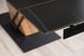 CentrMebel | Стол обеденный раскладной керамический GENESIS 160(220)х90 (черный мрамор) 11