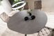 CentrMebel | Стіл обідній розкладний керамічний круглий PORTO CERAMIC 120160х120 сірий мармур 12