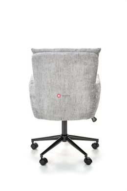 CentrMebel | Кресло офисное для персонала FLORES (светло-серый/черный) 5