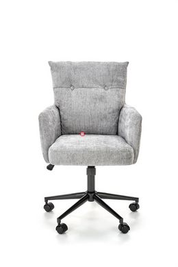 CentrMebel | Кресло офисное для персонала FLORES (светло-серый/черный) 3