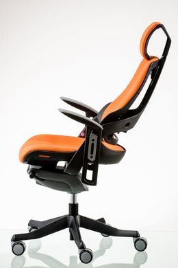 CentrMebel | Крісло офісне керівника Wau mandarin fabric Teсhnostyle Помаранчевий 7