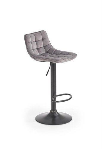 CentrMebel | Барний стілець H-95 сірий/чорний 1