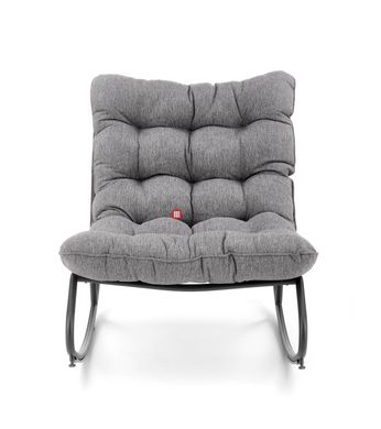 CentrMebel | Кресло-качалка GATTO (серый) 5