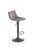 CentrMebel | Барний стілець H-95 сірий/чорний 1