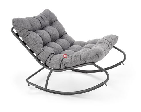 CentrMebel | Кресло-качалка GATTO (серый) 4