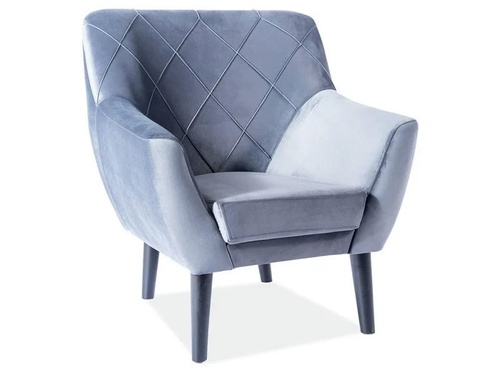CentrMebel | Кресло мягкое KIER 1 (серый) 1