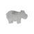 CentrMebel | Килим Lovely Kids Hippo Grey/Blue 55x90 (сірий; блакитний) 1