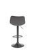 CentrMebel | Барний стілець H-95 сірий/чорний 9