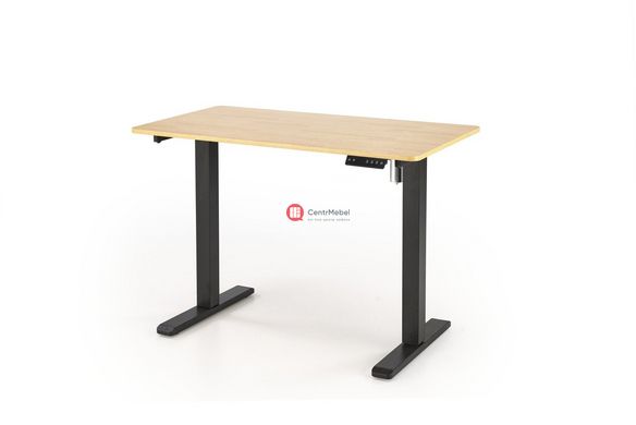 CentrMebel | Комп'ютерний стіл з ЛДСП з регулюванням висоти B-53 (дуб золотий) 1