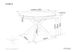 CentrMebel | Стіл обідній розкладний керамічний круглий PORTO CERAMIC 120160х120 сірий мармур 14