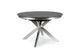 CentrMebel | Стол обеденный раскладной керамический круглый 120160х120 серый мрамор 14