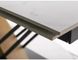 CentrMebel | Стіл обідній прямокутний розкладний керамічний GENESIS 180(240)х90 (білий мармур) 5