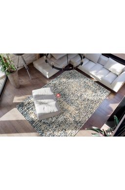 CentrMebel | Килим Puerto 100 Blue/Beige 160х230 (блакитний) 2