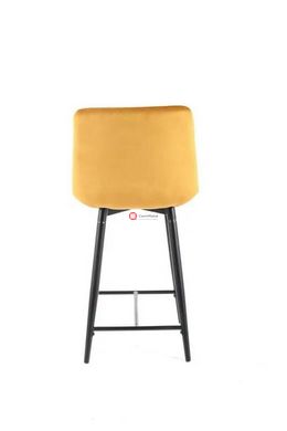 CentrMebel | Барный стул бархатный CHIC H-2 VELVET (карри) 6
