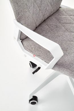 CentrMebel | Кресло офисное SPIN 2 (серый / белый) 6