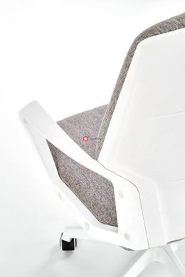 CentrMebel | Крісло офісне SPIN 2 (сірий / білий ) 7