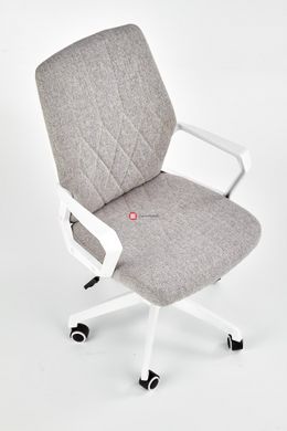 CentrMebel | Кресло офисное SPIN 2 (серый / белый) 4