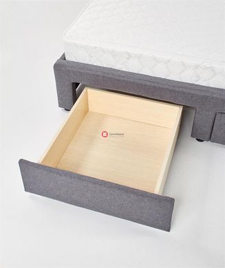 CentrMebel | Кровать с ящиками BETINA серый 160 x 200 см 4