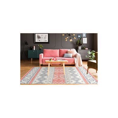CentrMebel | Килим Ethnie 200 Grey/Apricot 160х230 (сірий; рожевий) 2