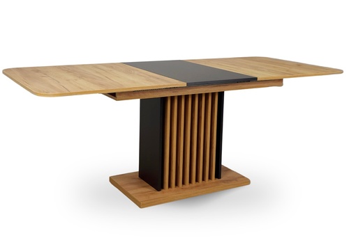 CentrMebel | Стол обеденный прямоугольный раскладной из ЛДСП TREND 160(210)X90 (дуб крафт) 1