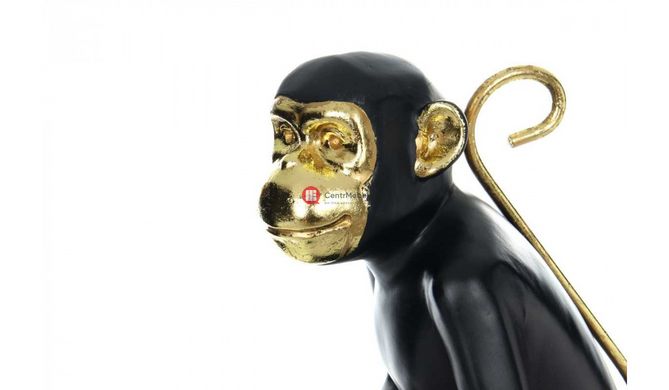 CentrMebel | Скульптура Monkey KM310 Black(черный; золотой) 3