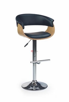 CentrMebel | Барний стілець H-45 (дуб світлий / чорний) 1