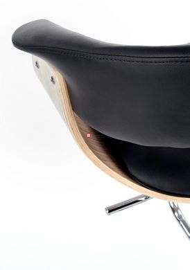 CentrMebel | Барный стул H-45 (дуб светлый/черный) 2