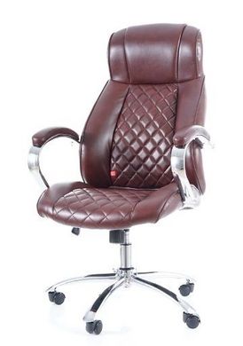 CentrMebel | Кресло офисное руководителя Q-557 коричневый 2
