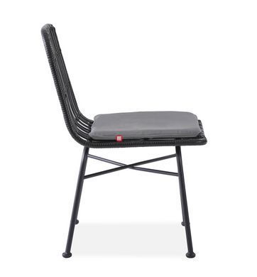 CentrMebel | Стул обеденный кухонный K401 (серый/черный) 4