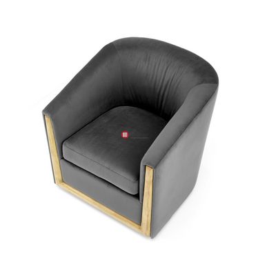 CentrMebel | Крісло для відпочинку ENRICO (сірий) 10