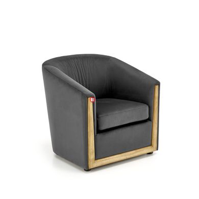 CentrMebel | Крісло для відпочинку ENRICO (сірий) 2