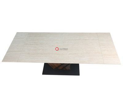 CentrMebel | Обідній стіл кераміка FERNANDO CERAMIC 160(220)х90 (травертін) 6