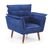 CentrMebel | Кресло REZZO (темно-синий) 1