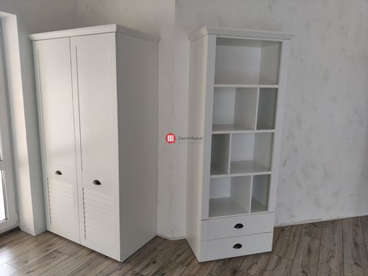 CentrMebel | Шкаф гардеробный MARIDA MDNS929 U42 (белый| матовый) 5