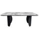 CentrMebel | Стол обеденный прямоугольный раскладной керамический Palazzo Fall Art 200(300)х100 (серый мрамор) 2