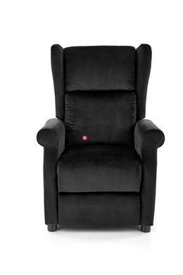 CentrMebel | Крісло для відпочинку AGUSTIN 2 розкладне (чорний) 3