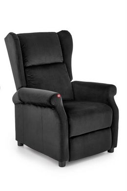 CentrMebel | Крісло для відпочинку AGUSTIN 2 розкладне (чорний) 1