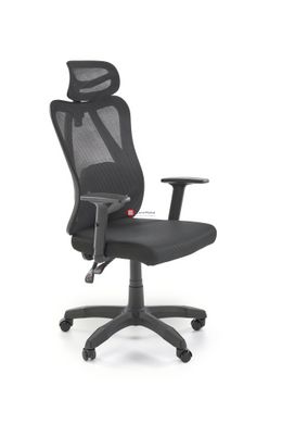 CentrMebel | Офисное кресло для персонала в ткани RAMOS (черный) 1