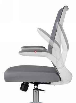 CentrMebel | Кресло офисное поворотное для персонала GLORY (серый) 8