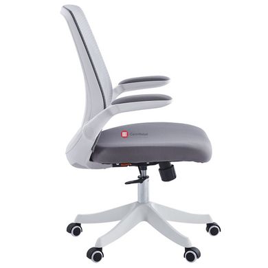 CentrMebel | Кресло офисное поворотное для персонала GLORY (серый) 4