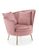 CentrMebel | Кресло ALMOND (розовый) 1