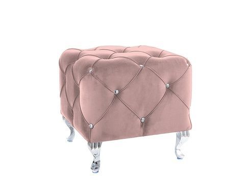 CentrMebel | Пуф HESTIA K VELVET (античная роза) BLUVEL 52 1