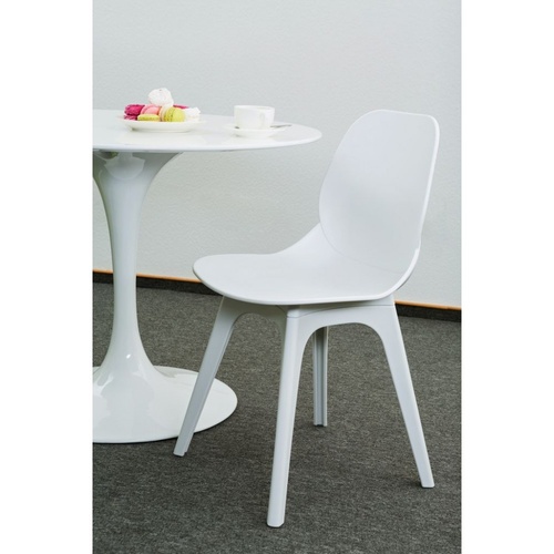 CentrMebel | Apple Барний стілець (білий) 1