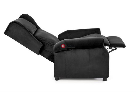 CentrMebel | Крісло для відпочинку AGUSTIN 2 розкладне (чорний) 2